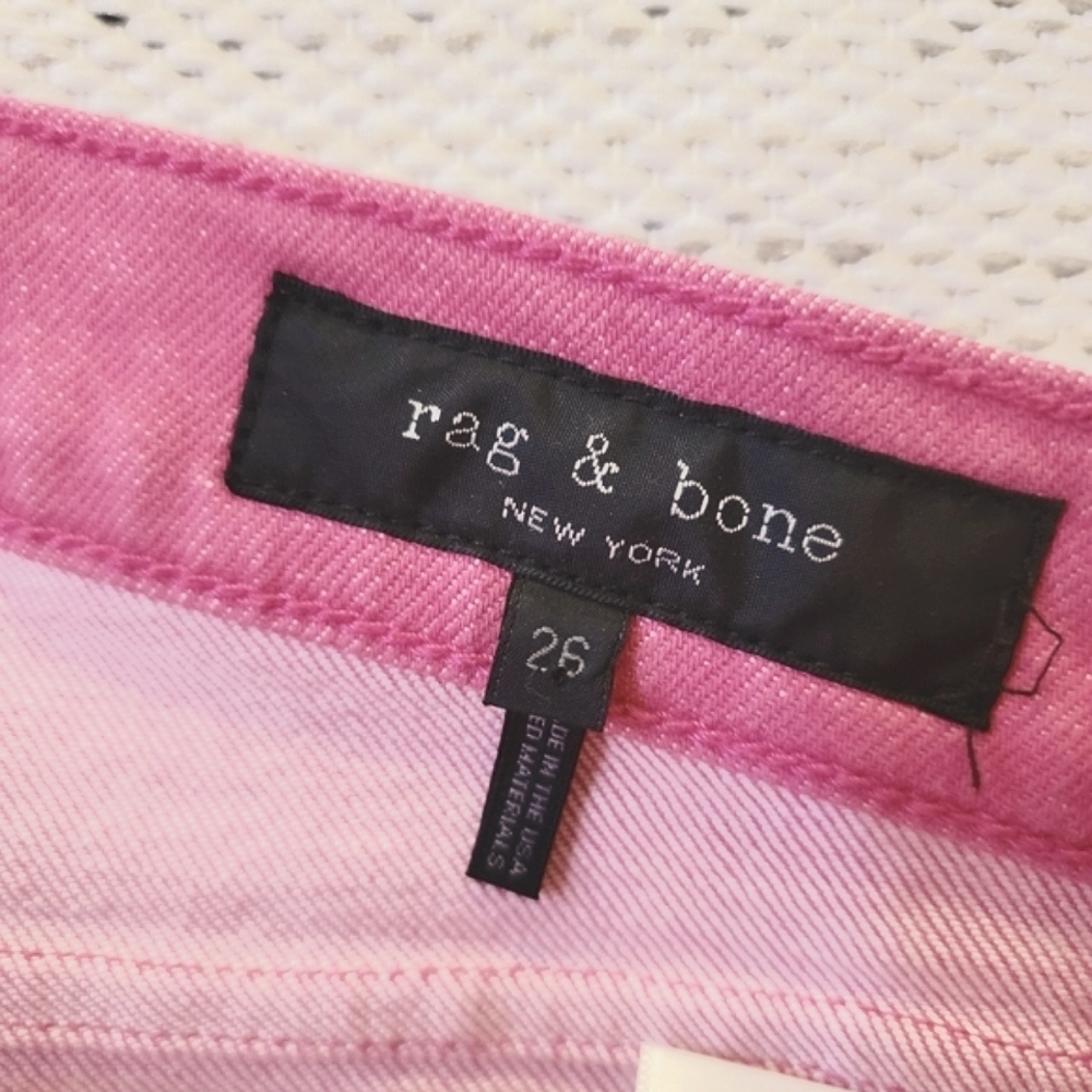 RAG & BONE Ankle Jeans | Bull Pink | SZ: 26 - Picture 4 of 13